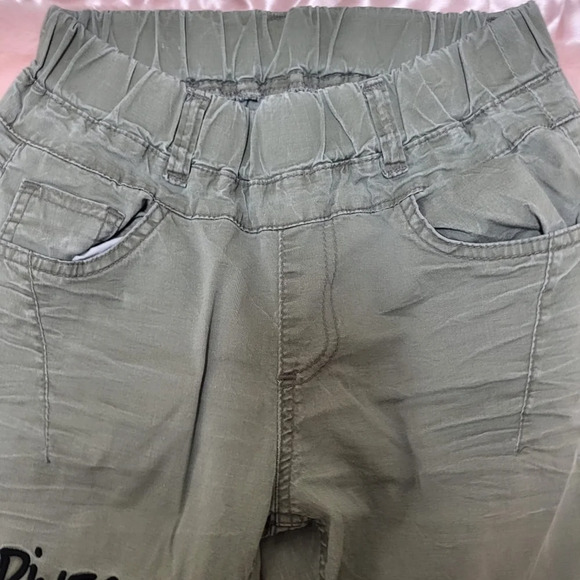 Rare Graffiti style olive cargo pants size medium - Picture 8 of 10